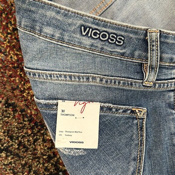 Vigoss Thompson Mid Rise Tomboy Size 31 - Picture 4 of 8